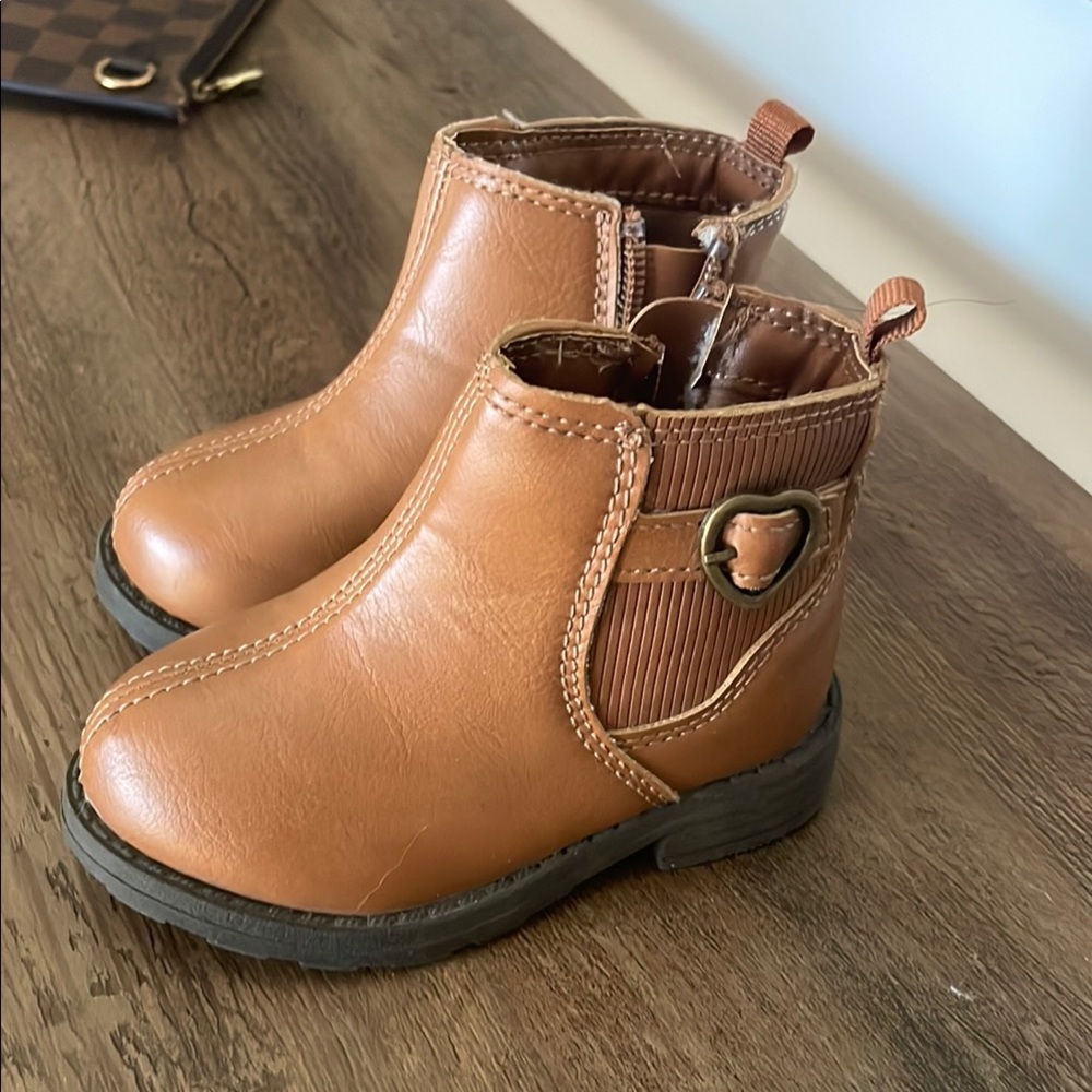 Kids Tan Boots